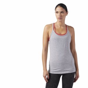 Reebok Recycled Racerback Muskelshirt Damen - Grau - DE 254-SDW